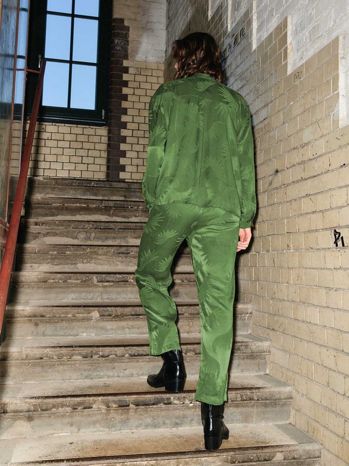 Hilde Pants matcha from Yahmo
