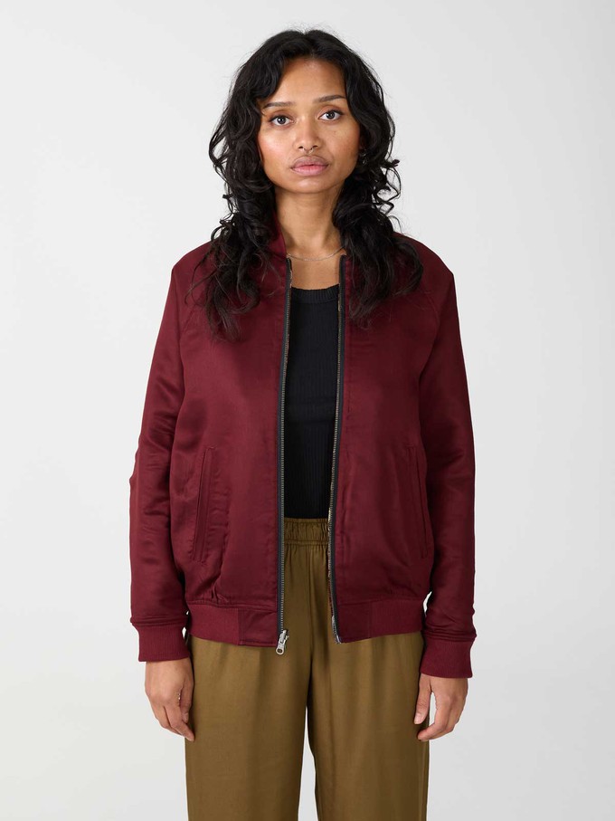 Jette Reversible Bomber Jacket rosie/wine from Yahmo
