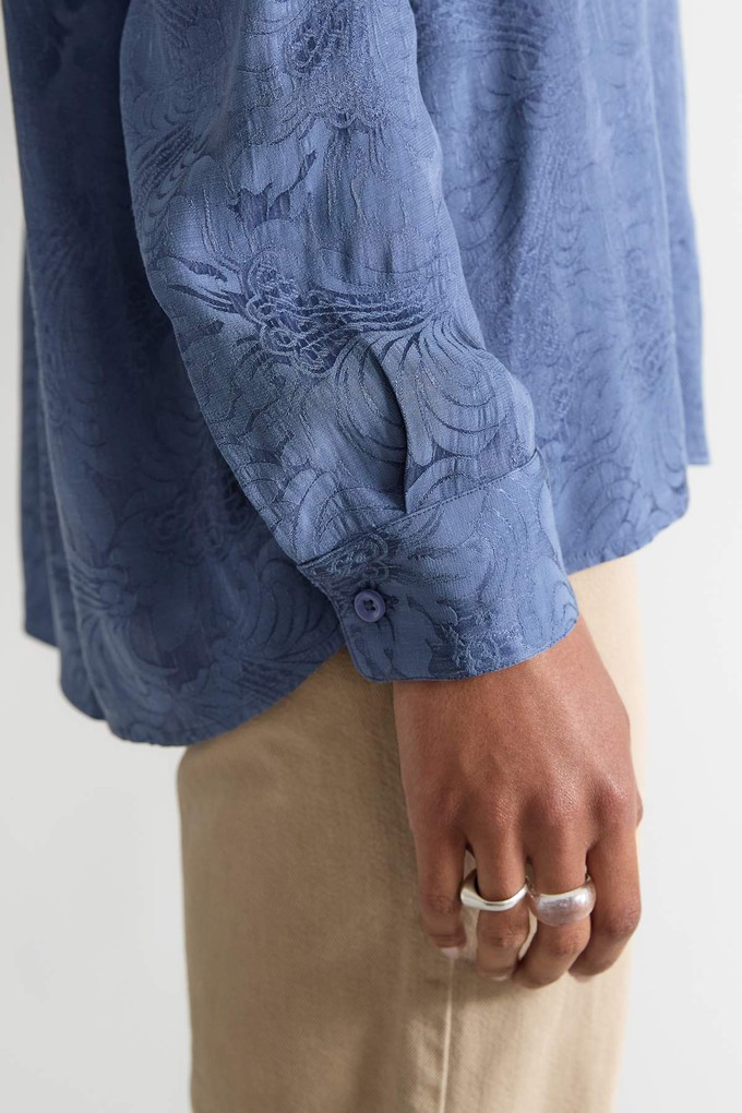 Mona Shirt zen indigo from Yahmo