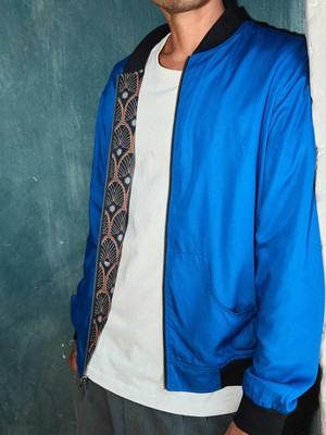 Laslo Wendejacke metropolis/blue from Yahmo
