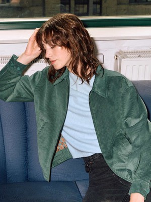 Silke Bomber Jacket teal from Yahmo