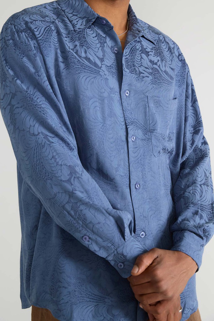 Hans Shirt zen indigo from Yahmo