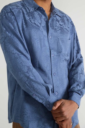 Hans Shirt zen indigo from Yahmo
