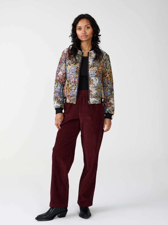 Berta Reversible Bomber Jacket bouquet/black from Yahmo