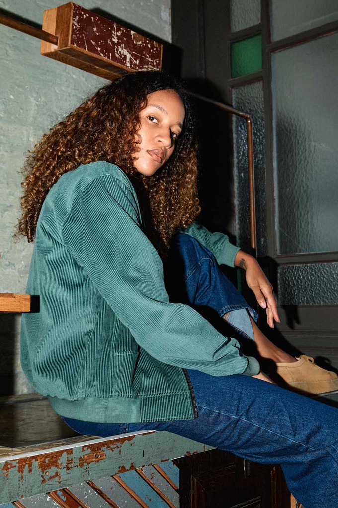 Elsa Reversible Bomber Jacket atlas/teal from Yahmo
