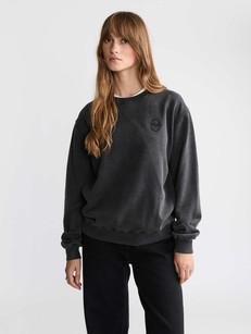 Ilse Sweatshirt Faded Black via Yahmo