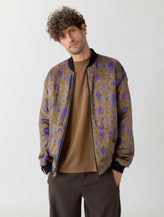 Oskar Reversible Bomber Jacket dragonfly/black via Yahmo
