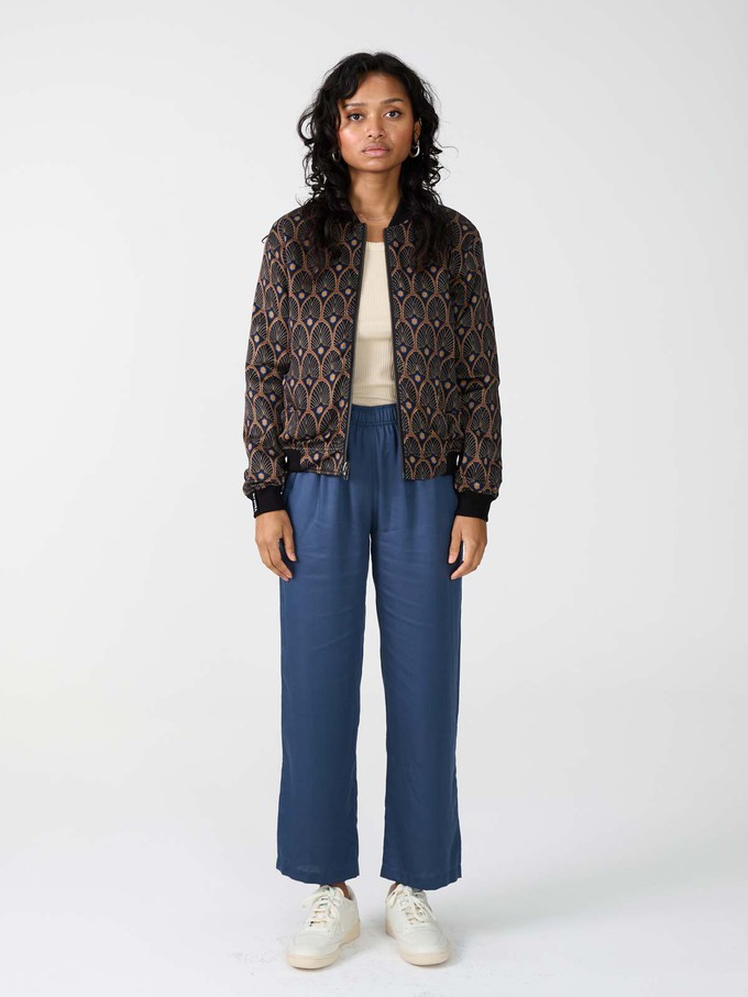 Elsa Reversible Bomber Jacket metropolis/black from Yahmo
