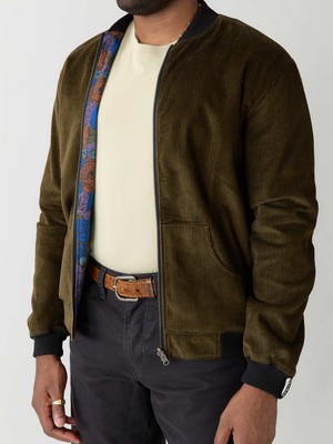 Oskar Reversible Bomber Jacket bloom/olive from Yahmo