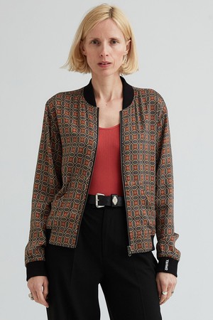 Ruth Reversible Bomber Jacket nostalgia/pine from Yahmo