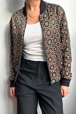 Ruth Reversible Bomber Jacket kaleidoscope/black from Yahmo