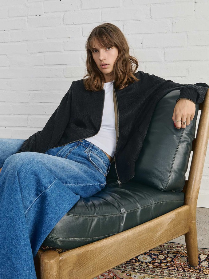 Lene Reversible Bomber Jacket Leo/Olive from Yahmo