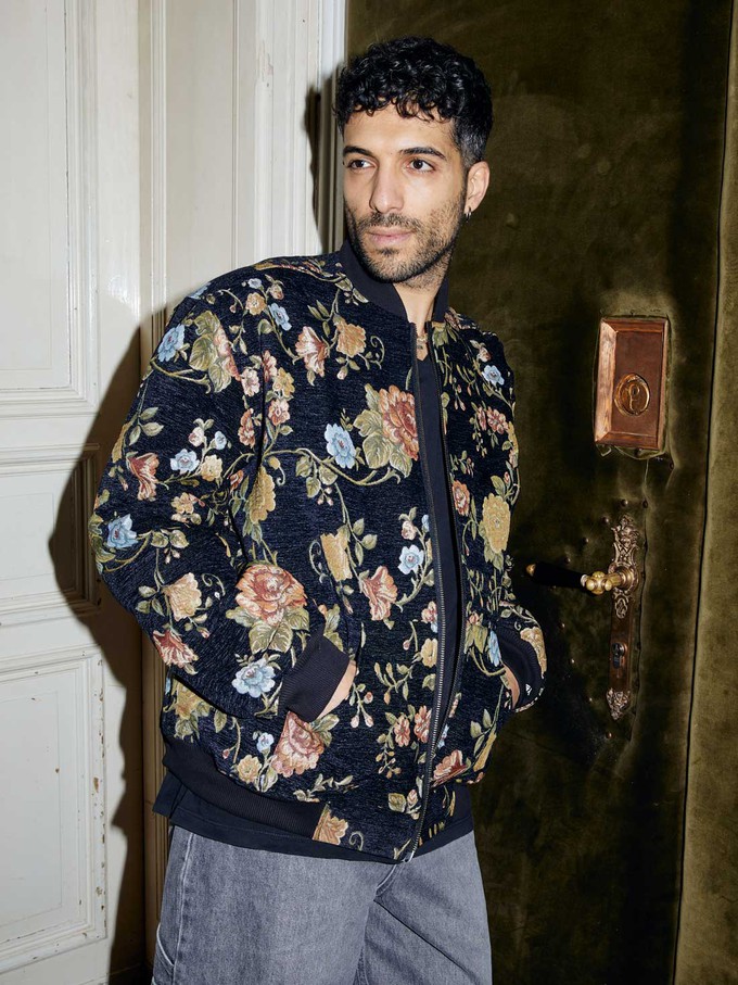 Siggi Reversible Bomber Jacket antique/black from Yahmo
