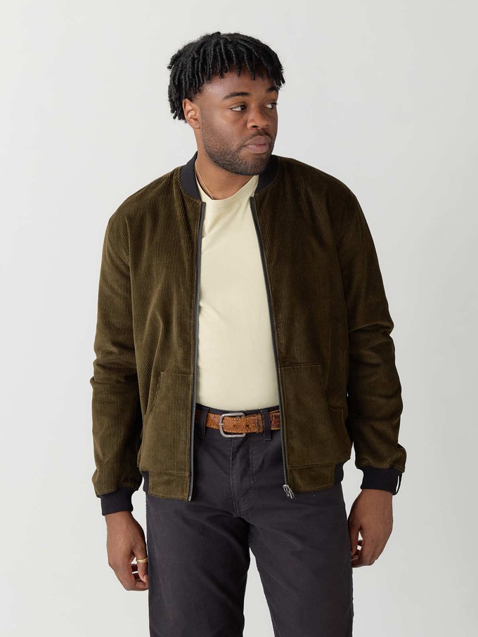 Oskar Reversible Bomber Jacket bloom/olive from Yahmo