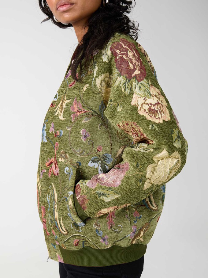 Jette Reversible Bomber Jacket garden/wine from Yahmo