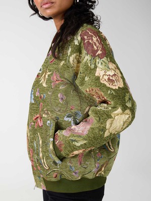 Jette Reversible Bomber Jacket garden/wine from Yahmo