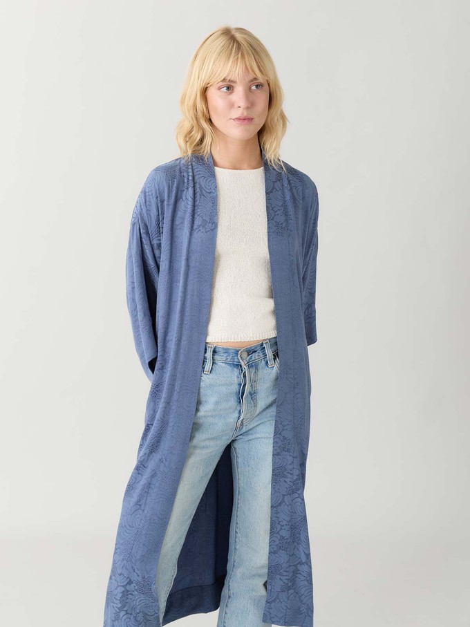 Liese Kimono zen indigo from Yahmo