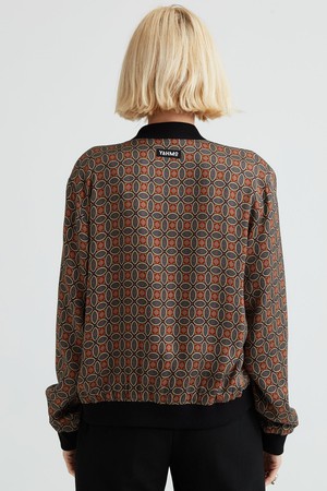 Ruth Reversible Bomber Jacket nostalgia/pine from Yahmo