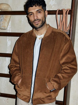 Oskar Reversible Bomber Jacket masala/caramel from Yahmo