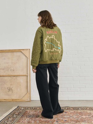 Trudi Quilted Bomber Jacket from Yahmo