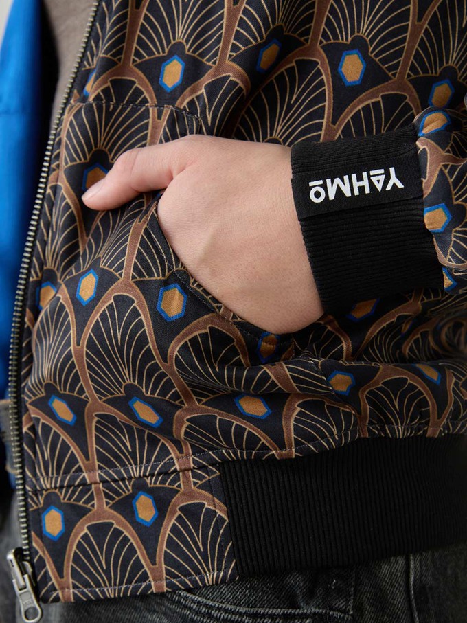 Ruth Reversible Bomber Jacket metropolis/blue from Yahmo