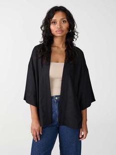 Gerda Kimono black via Yahmo