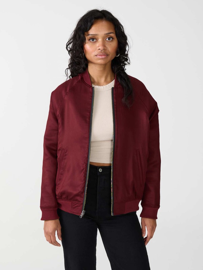 Jette Reversible Bomber Jacket garden/wine from Yahmo