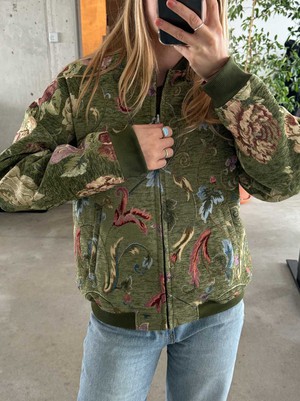 Jette Reversible Bomber Jacket garden/wine from Yahmo