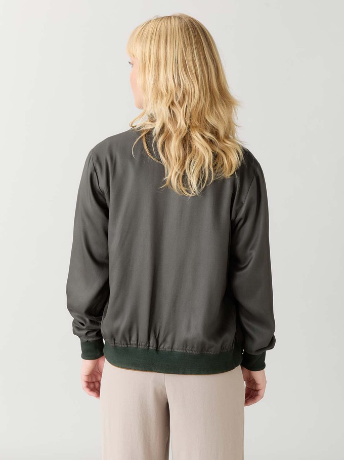 Ruth Reversible Bomber Jacket nouveau/pine from Yahmo