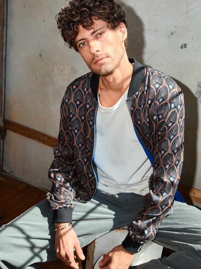 Laslo Wendejacke metropolis/blue from Yahmo
