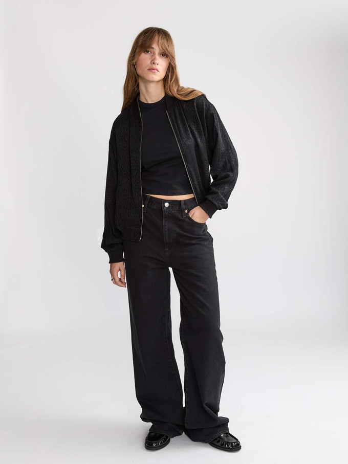 Lene Reversible Bomber Jacket Leo/Olive from Yahmo