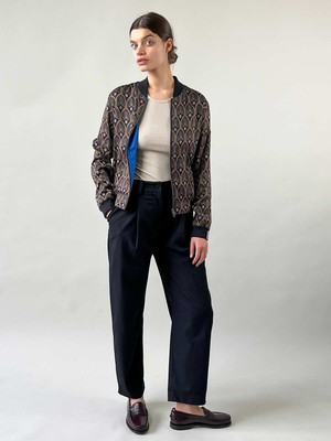 Ruth Reversible Bomber Jacket metropolis/blue from Yahmo