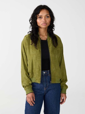 Lene Wendejacke moss/black from Yahmo