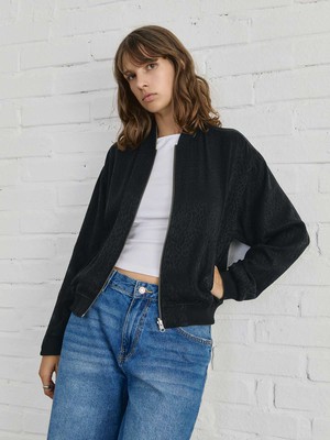 Lene Reversible Bomber Jacket Leo/Olive from Yahmo