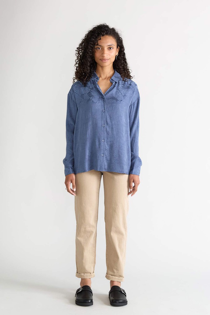 Mona Shirt zen indigo from Yahmo