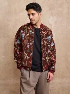 Bruno Reversible Bomber Jacket rosie/wine via Yahmo