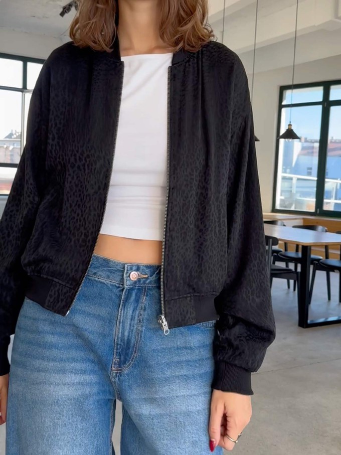 Lene Reversible Bomber Jacket Leo/Olive from Yahmo