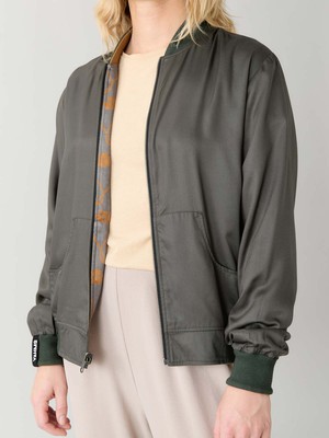 Ruth Reversible Bomber Jacket nouveau/pine from Yahmo