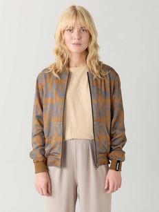 Ruth Reversible Bomber Jacket nouveau/pine via Yahmo