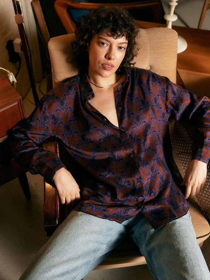 Mona Shirt moka from Yahmo