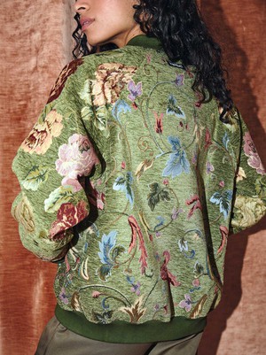 Jette Reversible Bomber Jacket garden/wine from Yahmo
