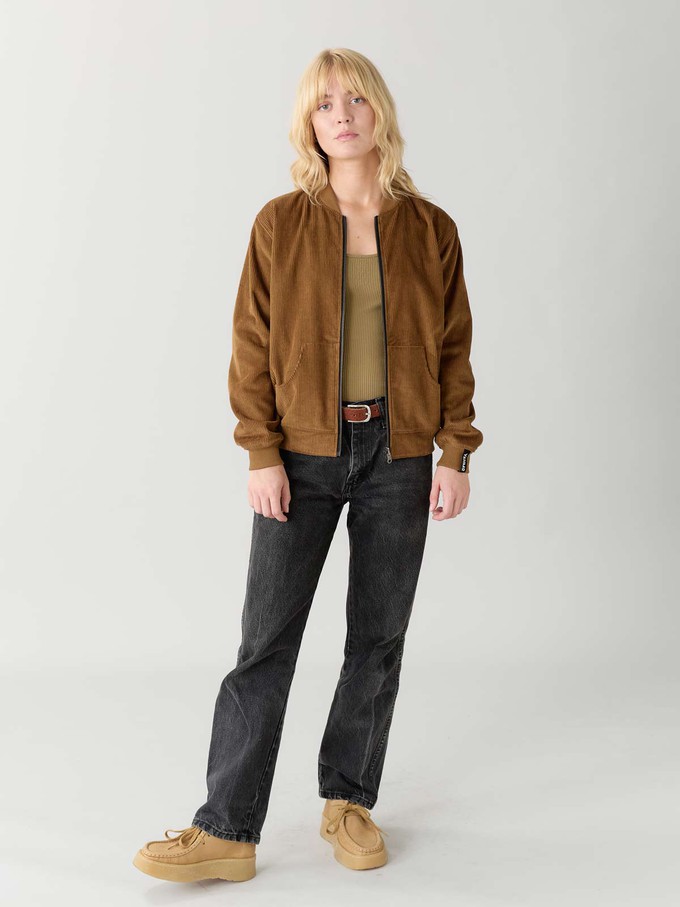 Elsa Reversible Bomber Jacket masala/caramel from Yahmo