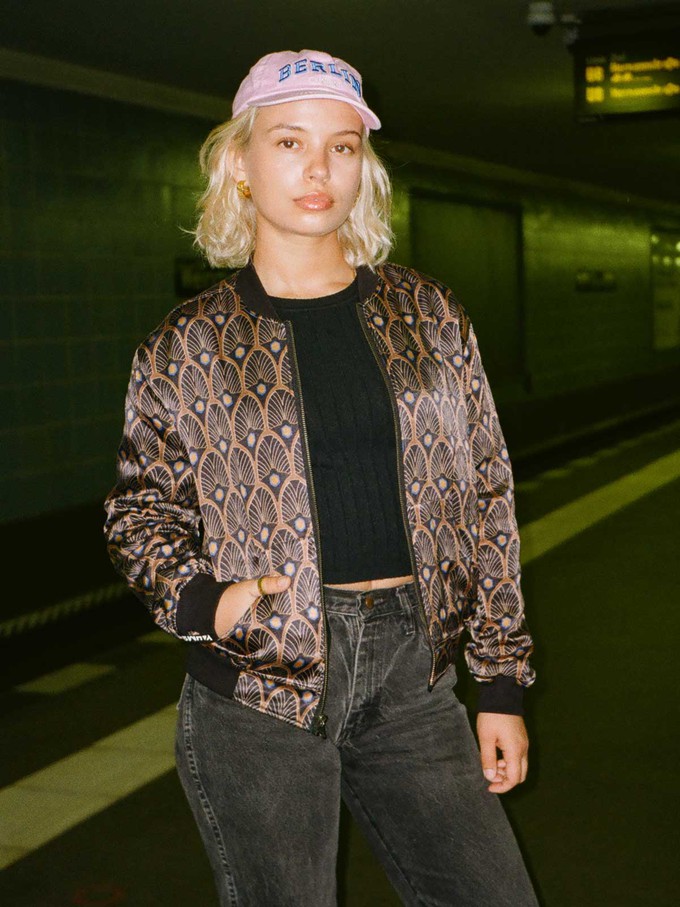 Elsa Reversible Bomber Jacket metropolis/black from Yahmo