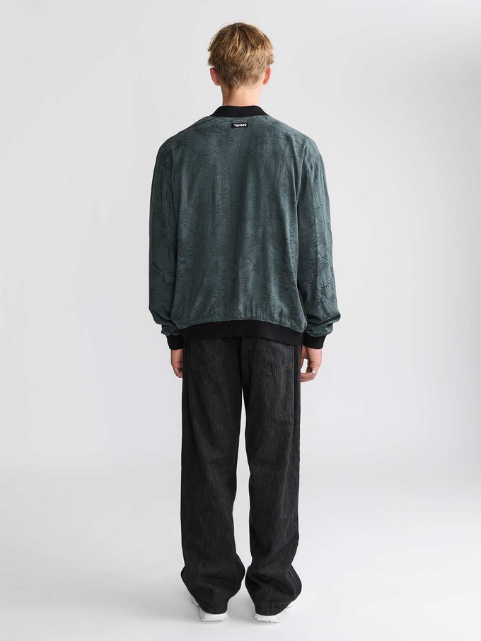 Laslo Reversible Bomber Jacket Eclipse/Black from Yahmo