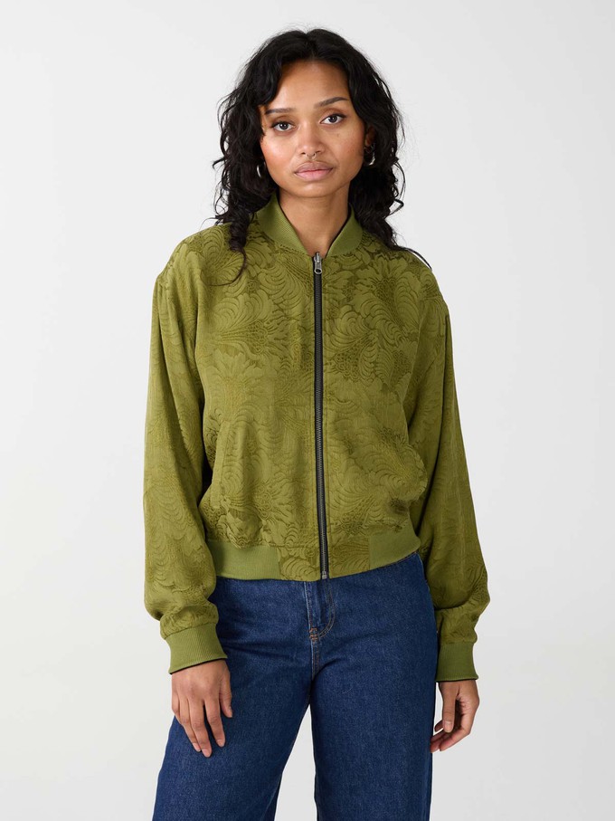 Lene Wendejacke moss/black from Yahmo