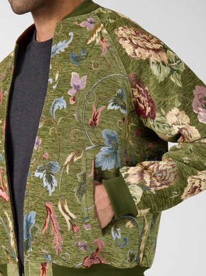 Bruno Reversible Bomber Jacket garden/wine from Yahmo