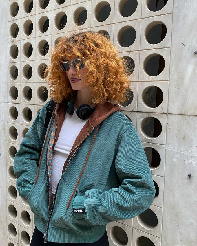 Elsa Reversible Bomber Jacket atlas/teal from Yahmo