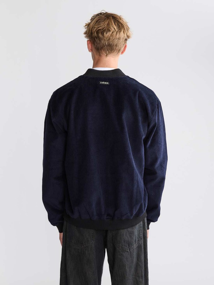Oskar Reversible Bomber Paisley/Navy from Yahmo