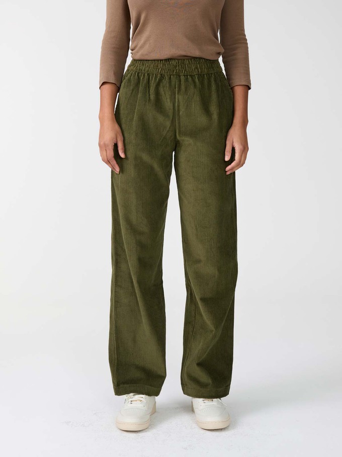 Marta Pants olive from Yahmo