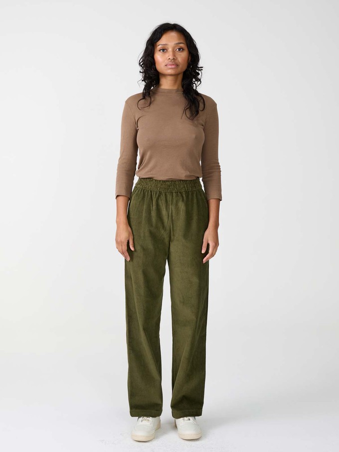 Marta Pants olive from Yahmo